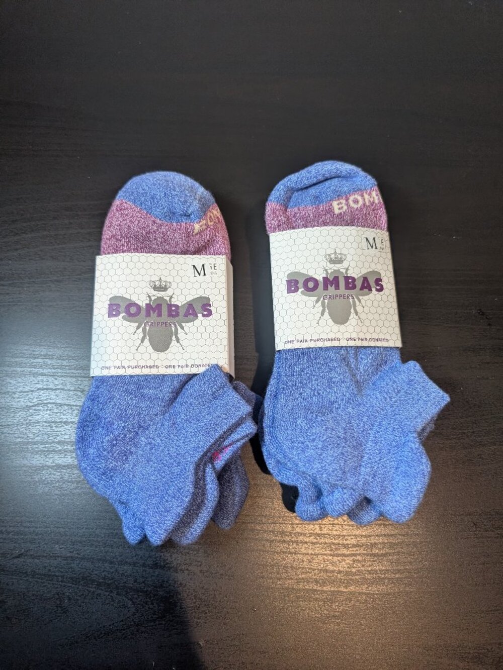 Bombas Women's Tri-Block Ankle Socks 6 Pairs Medium NWT